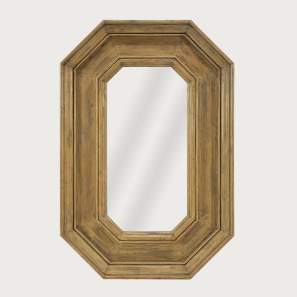Espejo Smokehouse Rustic Octogonal